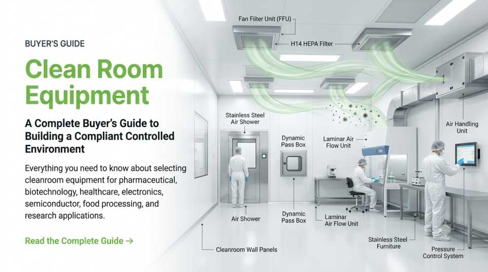 Clean Room Equipment: A Complete Buyer's Guide to Building a Compliant Controlled Environment